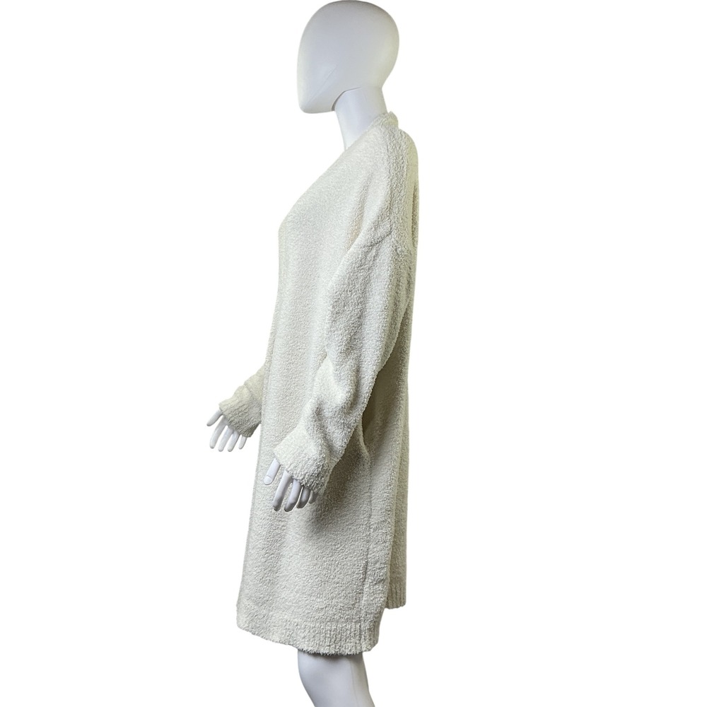 Blakeley Womens Cream Popcorn Knit Thunderbird Graphic Longline Cardigan‎ PS - Picture 7 of 9